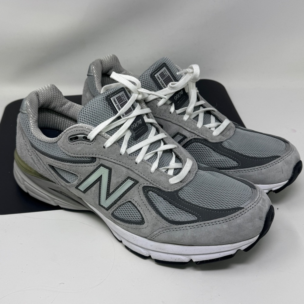 New Balance 990 v4 Running Sneakers Shoes Men 12.5 D made in USA M990GL4  990V4